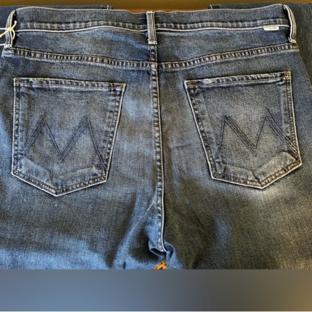 Mother Denim Scrapper Cuff Ankle Fray Smashing Banjos 32 (also fits 33 or 34) - Picture 6 of 6